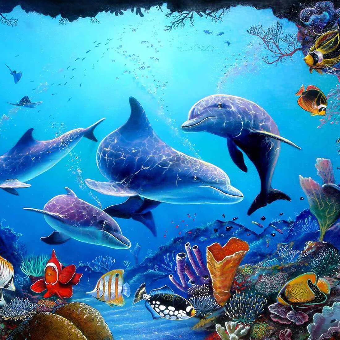 Sea Dolphin Live Wallpaper