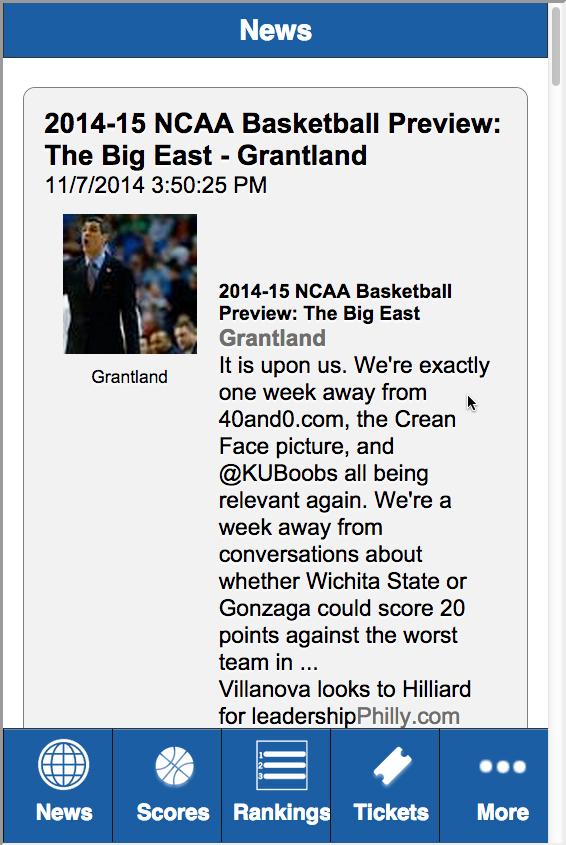 College Basketball - Big East
