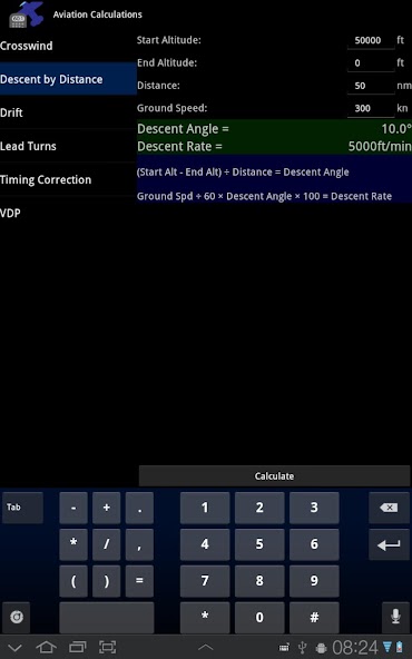 Aviation Calculations