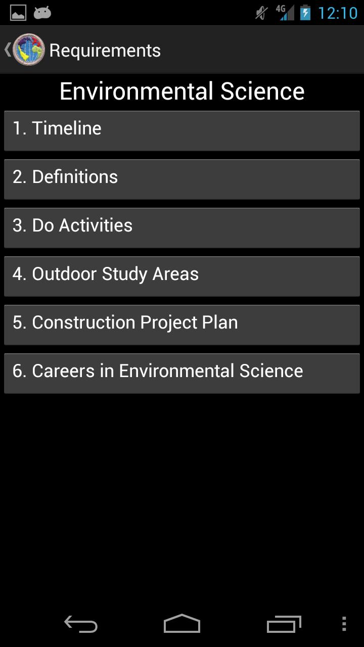 Merit Badge App