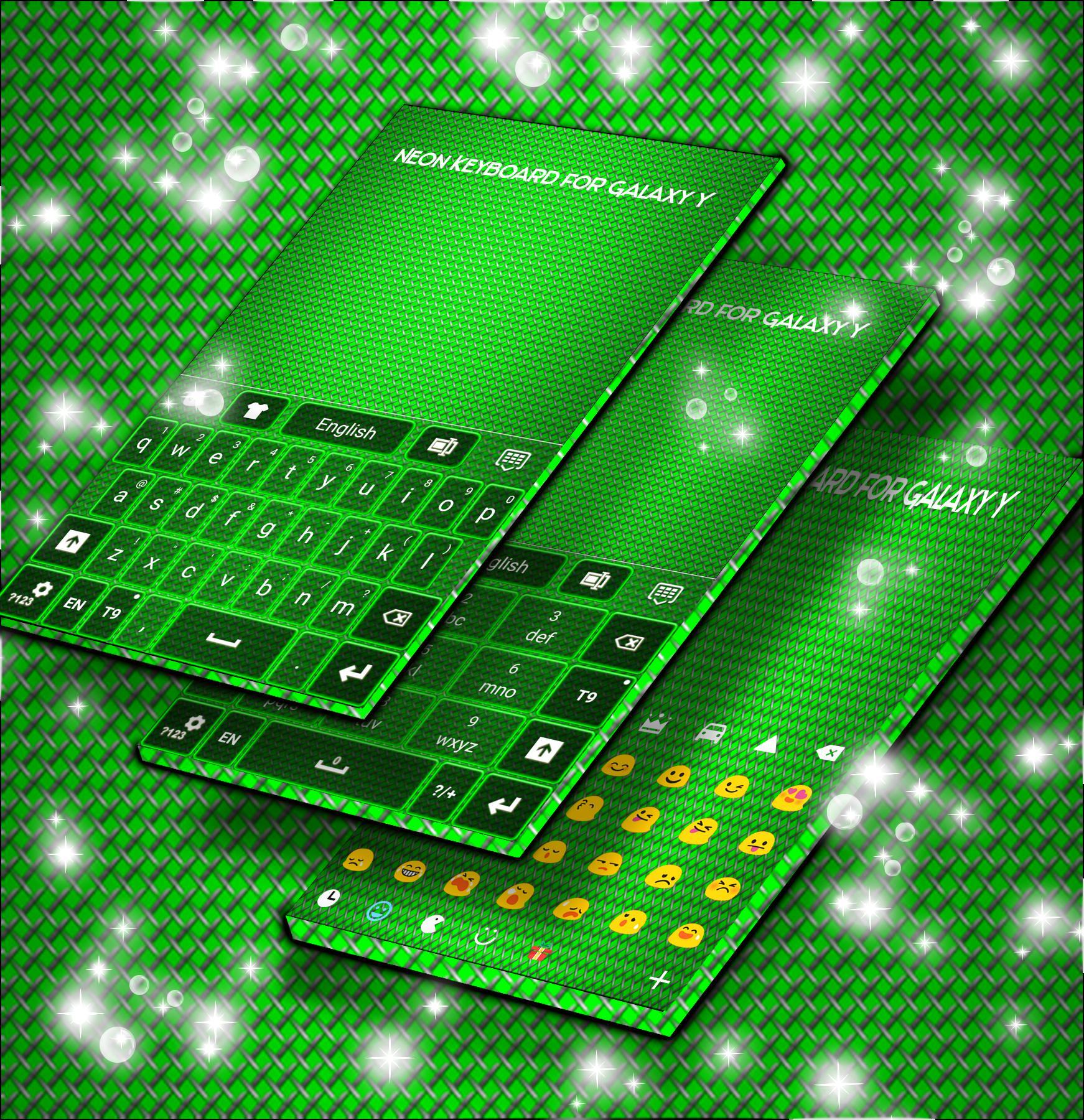 Neon Keyboard for Galaxy Y