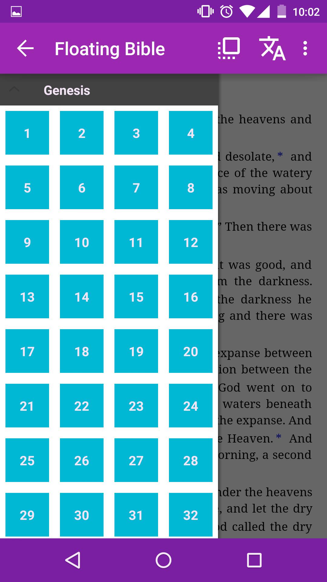 Floating Bible