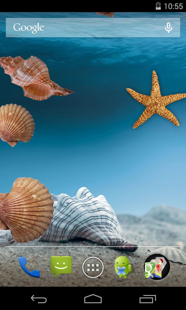 Sea shells Live Wallpaper