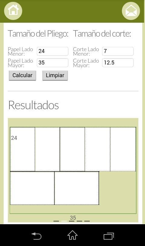 IMPESA Calculadora de Corte