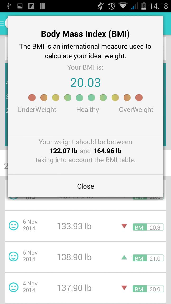 Weight Tracker QuickLog.me