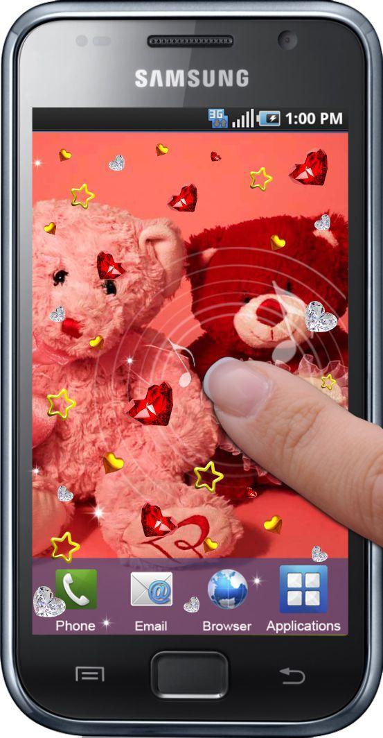 Teddy Bear Love live wallpaper