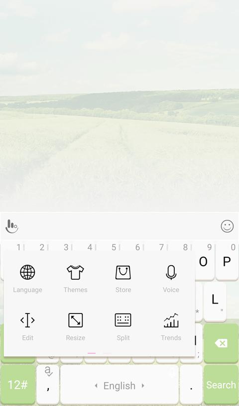 TouchPal Summer Vanilla Theme