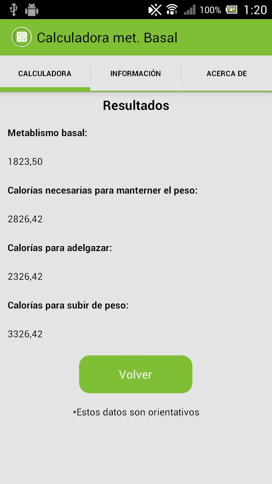Calculadora metabolismo basal