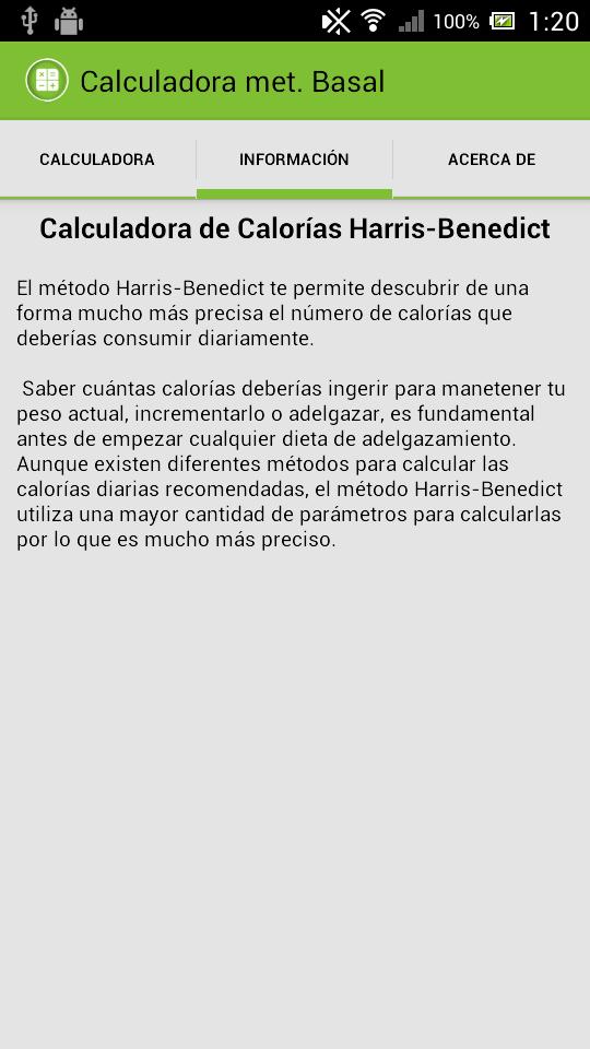 Calculadora metabolismo basal