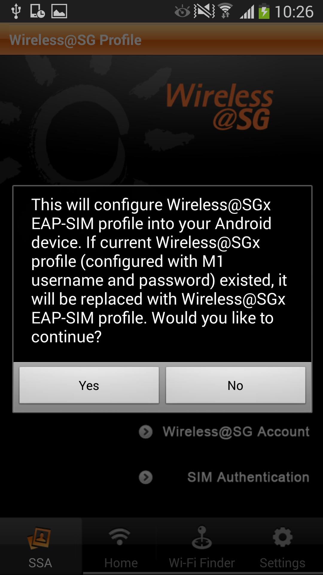 M1 Wireless@SG Connect