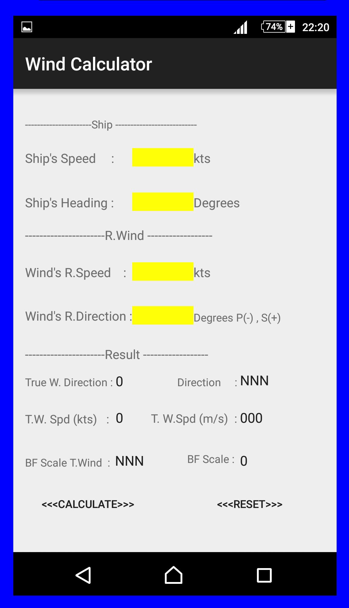 Seafarer's Cal(Free)