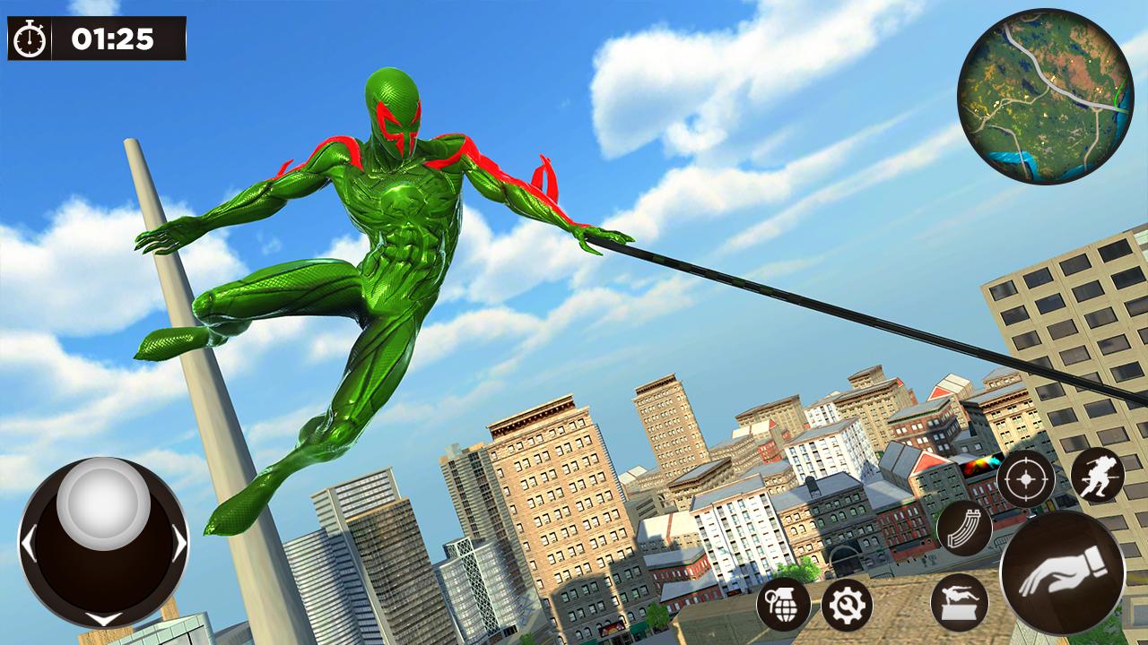 Amazing Spider Crime City - Gangster Rope Hero 3D