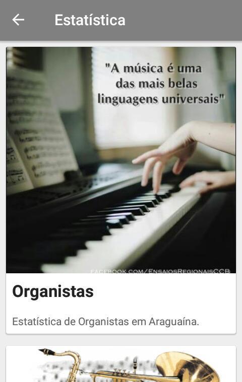 Agenda Musical CCB Araguaina