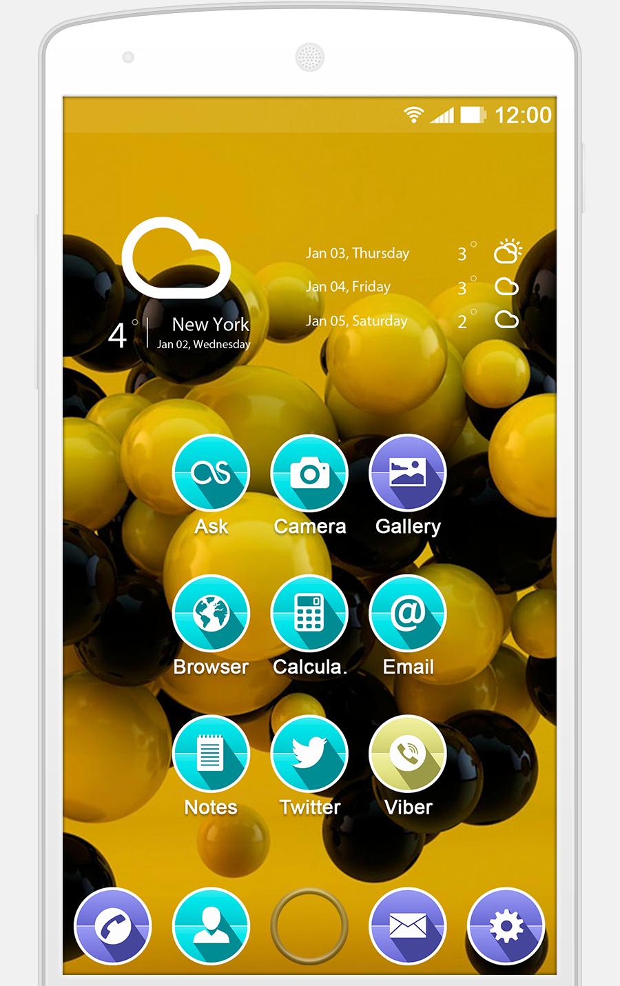 Balls - Solo Launcher Theme