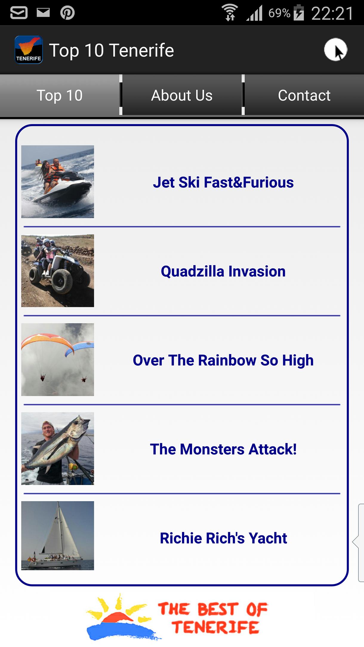 Top 10 Excursions Tenerife