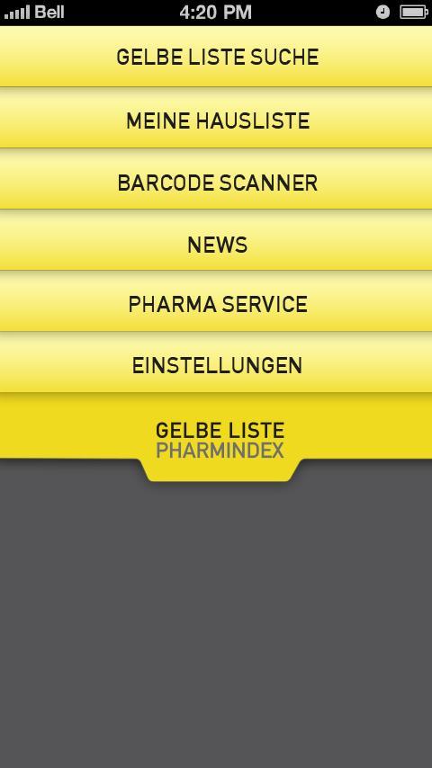 GELBE LISTE PHARMINDEX