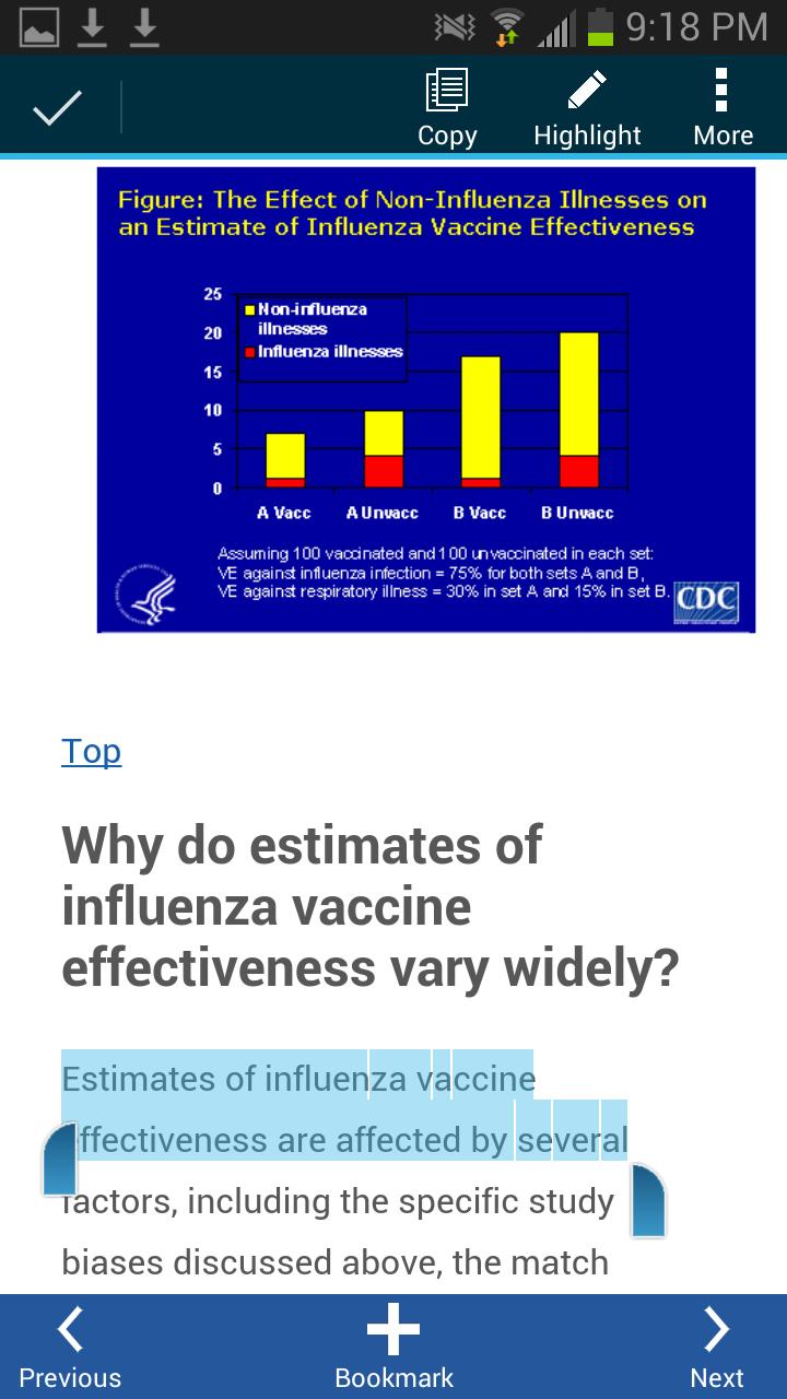 CDC Influenza (flu)