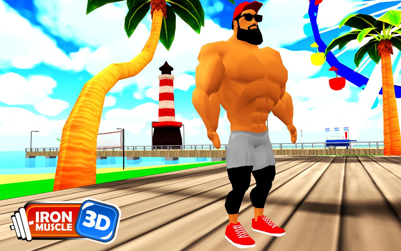 3D bodybuilding fitness game -