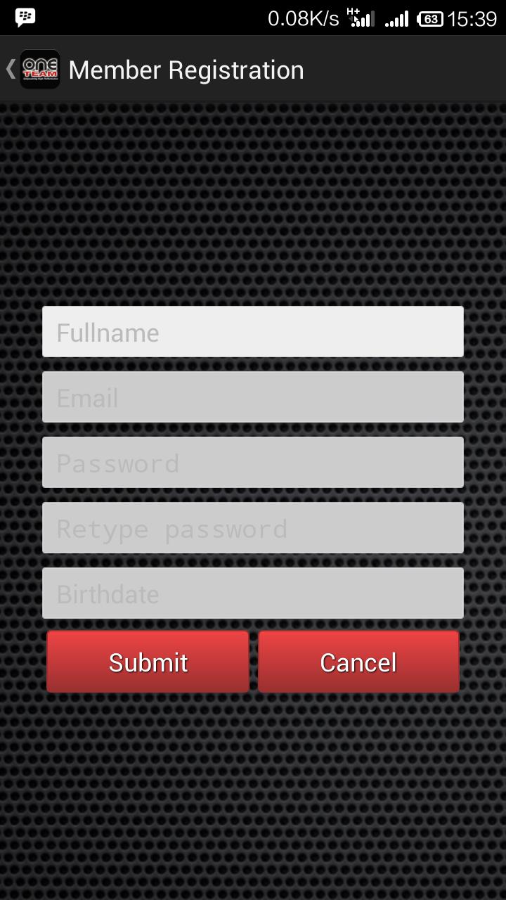 One Team Vehicles Journal