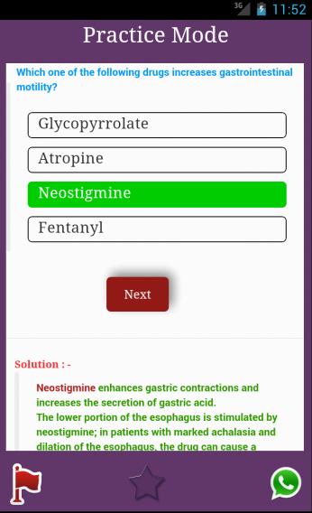 Pharmacology Quiz:Medico Apps