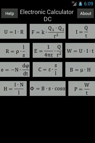 Electronic calculator DC Trial