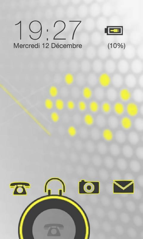 Sense Yellow Go Locker theme