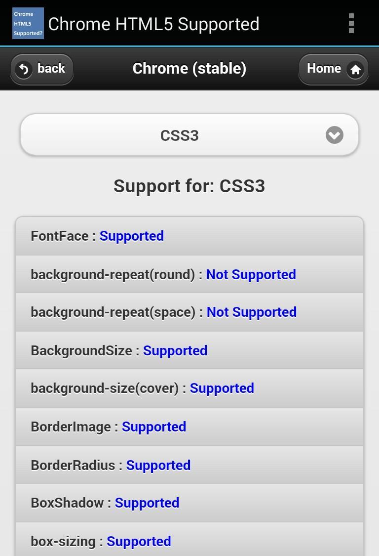 HTML5 Supported for Chrome?