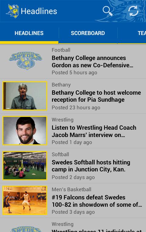 Bethany College Swedes