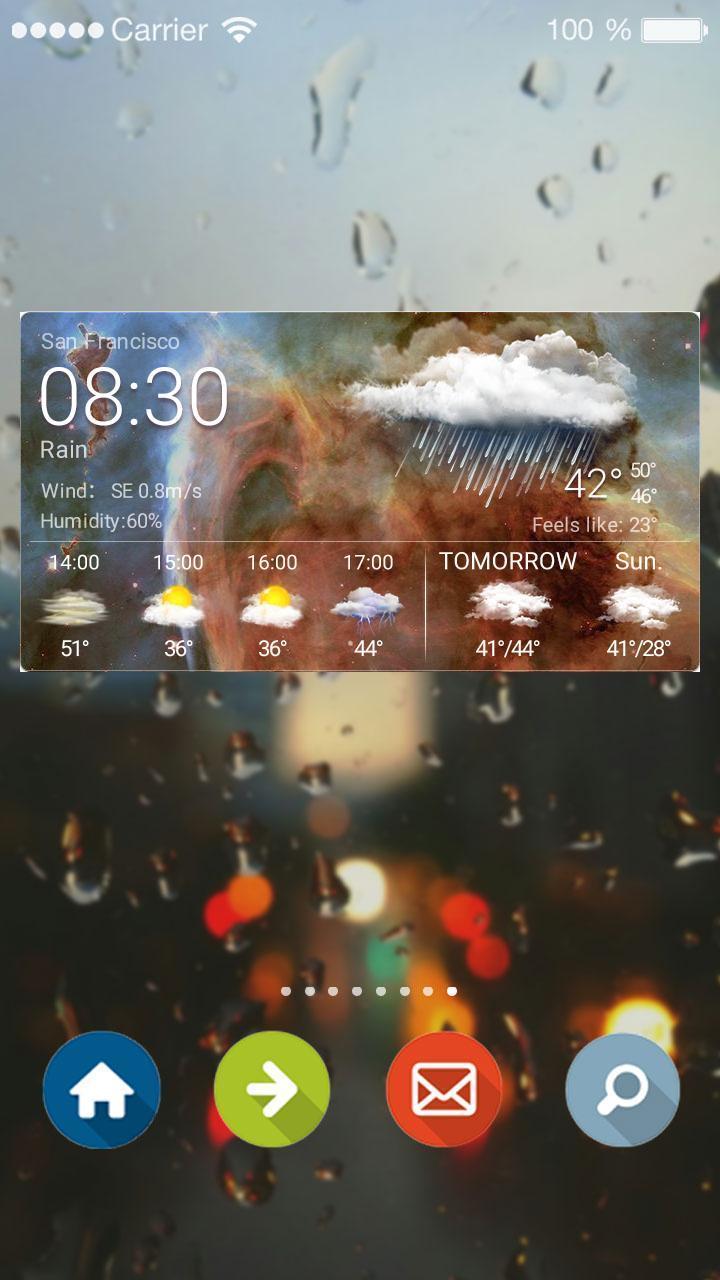Weather & Clock Widget Free S8