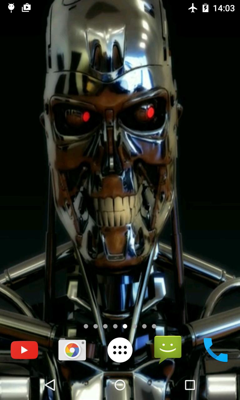 Iron Robot 3D Live Wallpaper