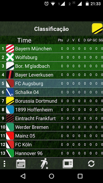 Table German League