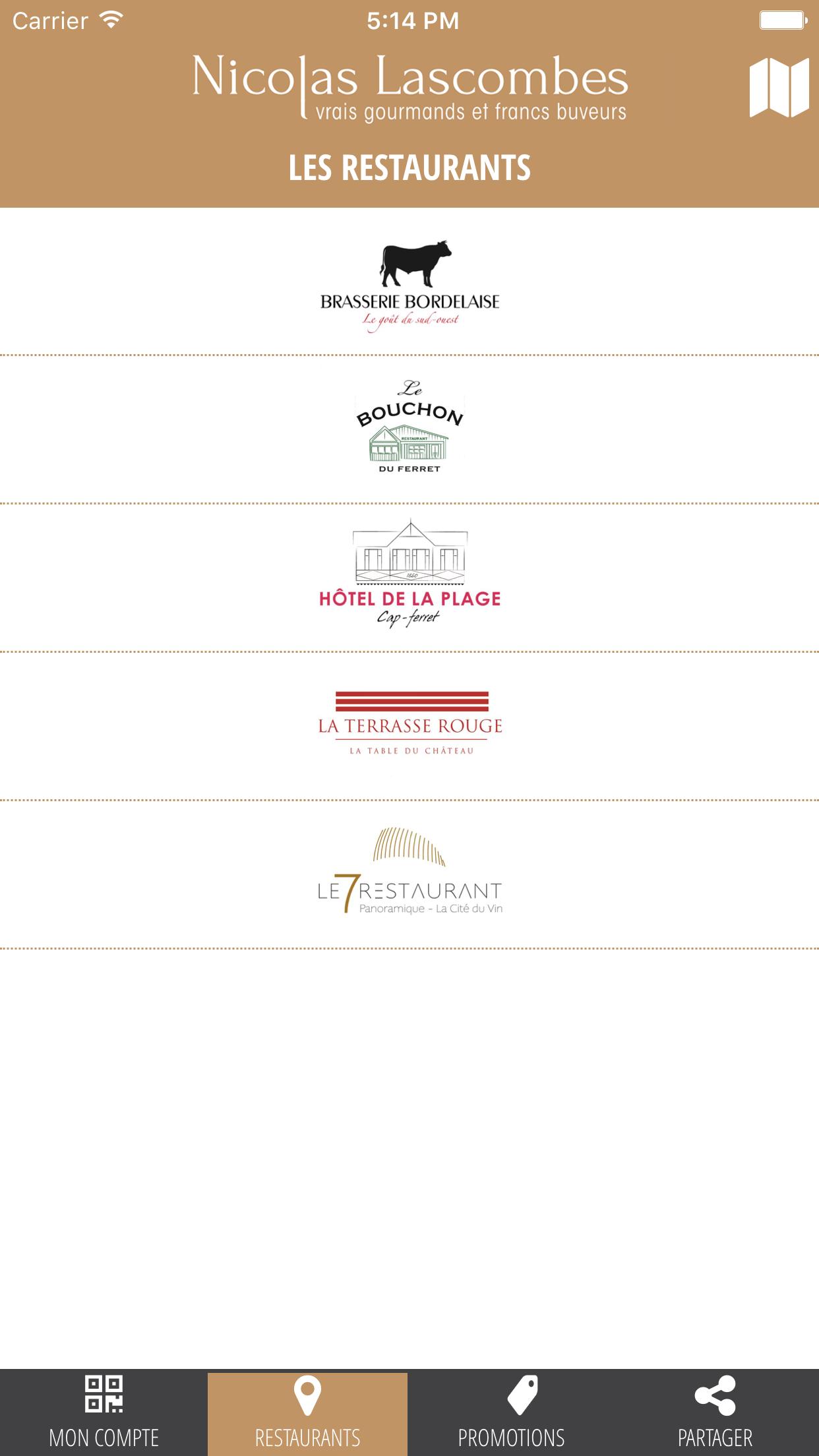 Restaurants Nicolas Lascombes