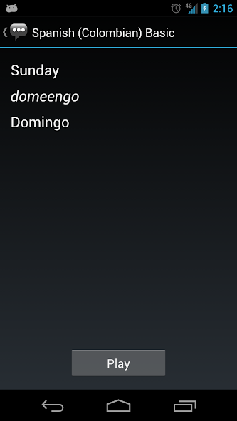 Spanish-Colombia Basic Phrases