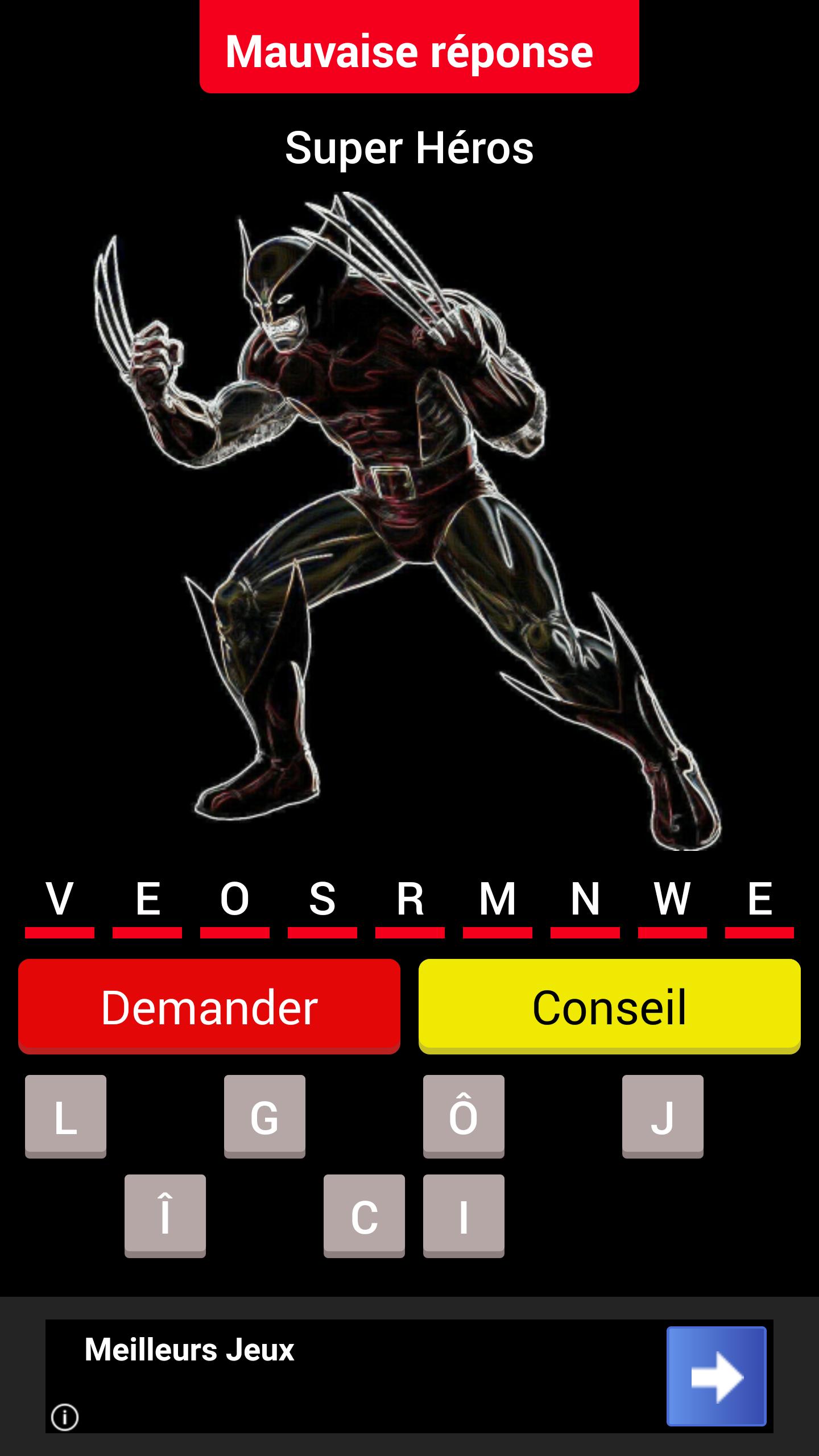 Quiz Super Heros VS Vilains