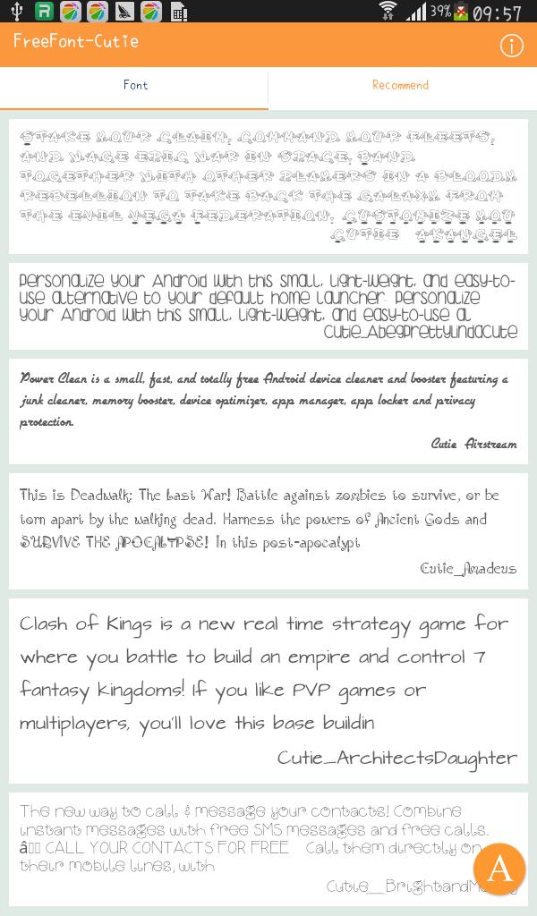 FreeFont - Cutie