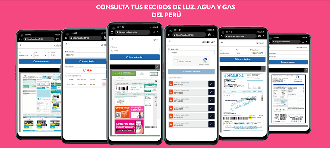 Mi Recibo - De Agua, Luz, Gas