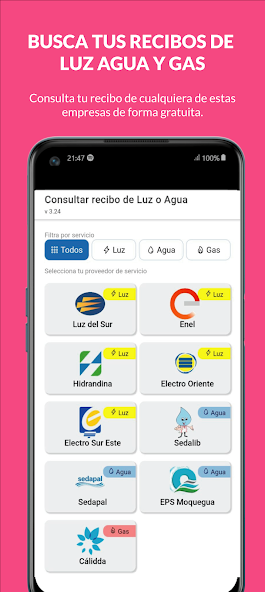 Mi Recibo - De Agua, Luz, Gas