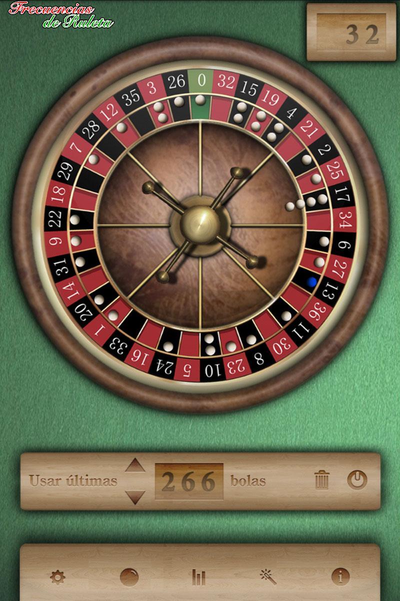 Frecuencias de Ruleta