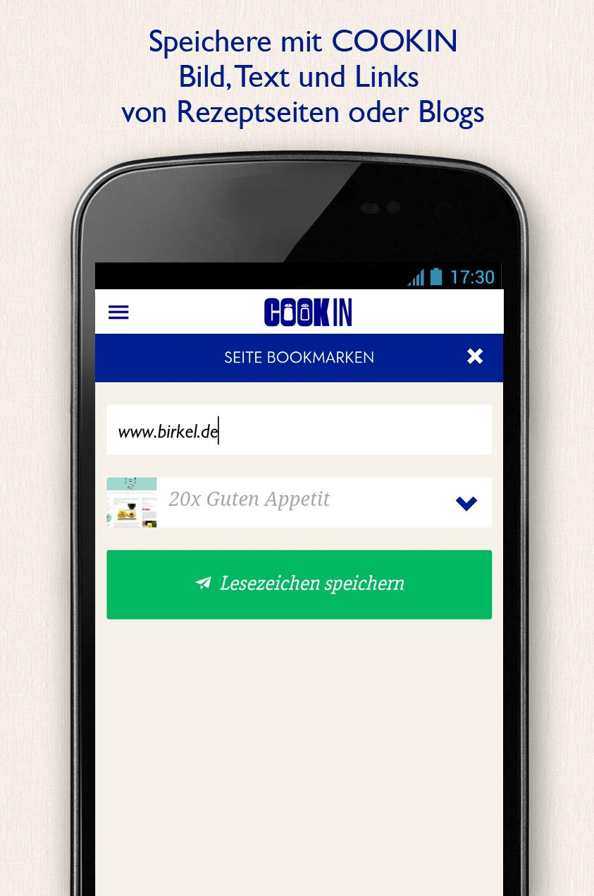 COOKIN - Mein Online Kochbuch