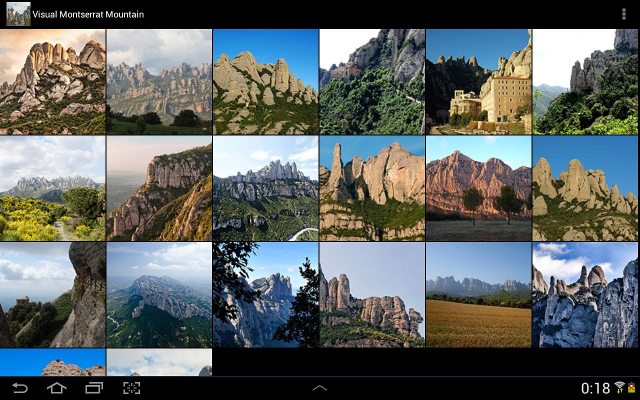 Visual Montserrat mountain