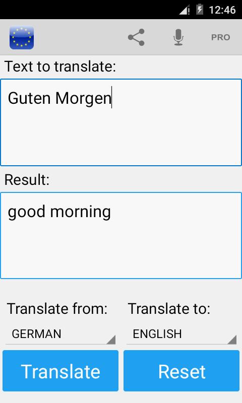 European Translator