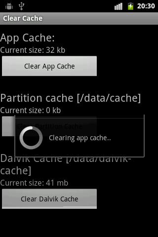 Clear Cache
