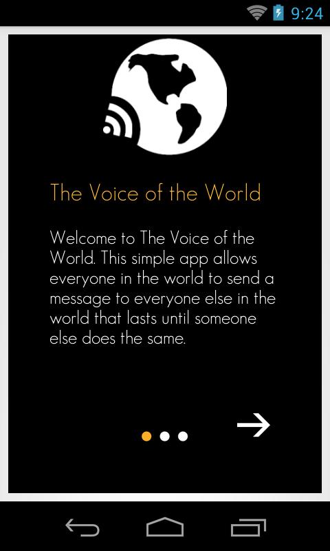 The Voice of the World