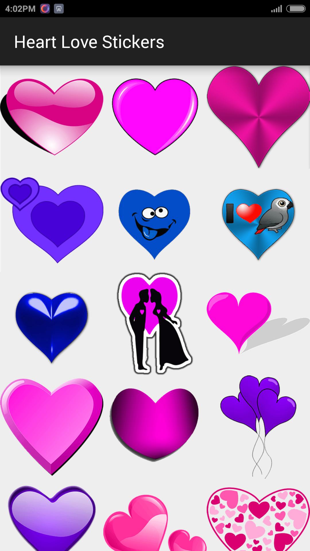 Lovely Heart Stickers
