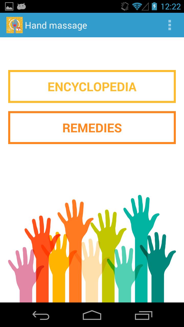 Therapy: Hand massage