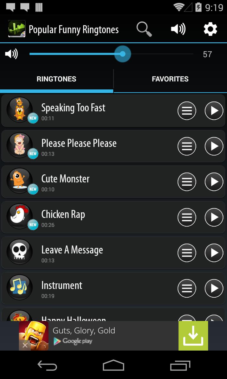 Popular Funny Ringtones