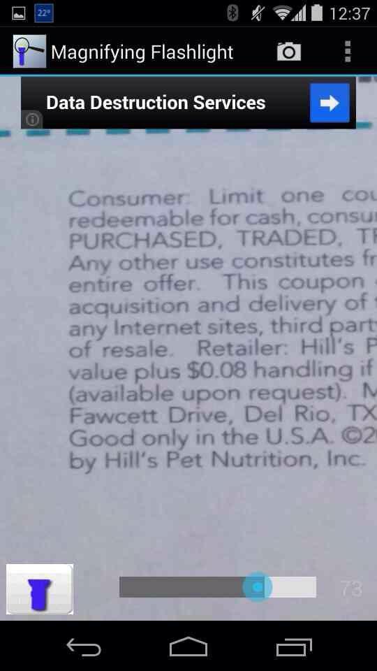 Magnifying Flashlight