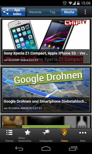 Technologie-News und Videos