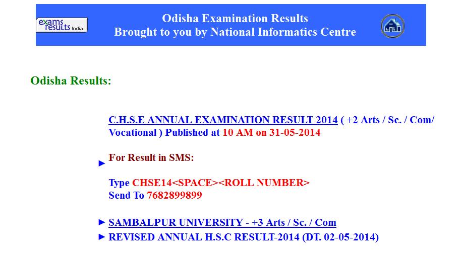 Odisha Results