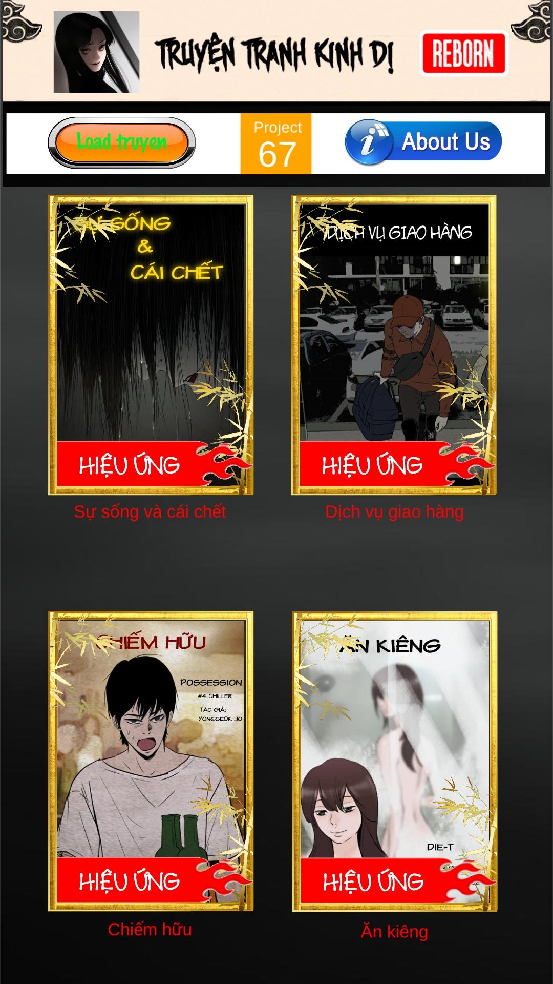 Truyen Tranh Kinh Di - Horror manga, horror comics